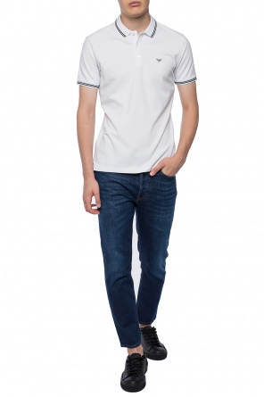 Polo with a printed logo, zdjęcie 2 Polo with a printed logo od Emporio Armani